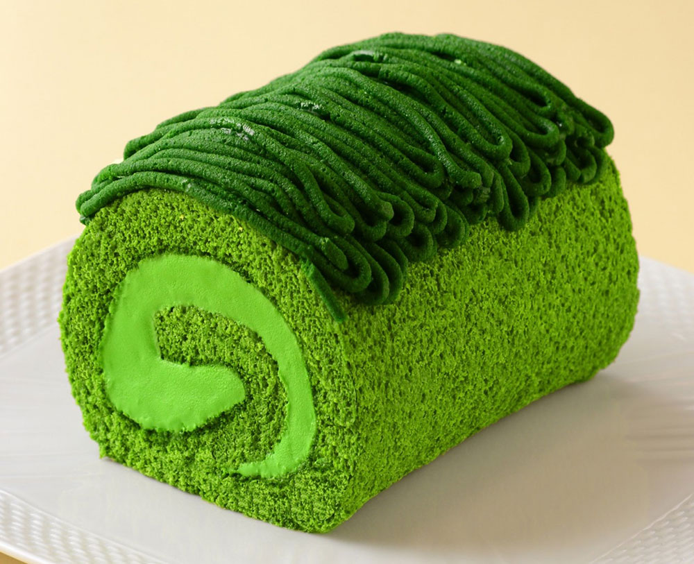 宇治抹茶モンブランロールケーキ