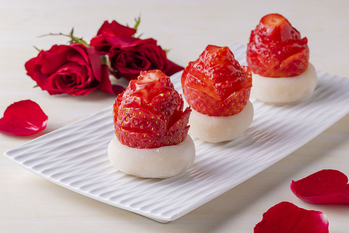 薔薇いちご大福