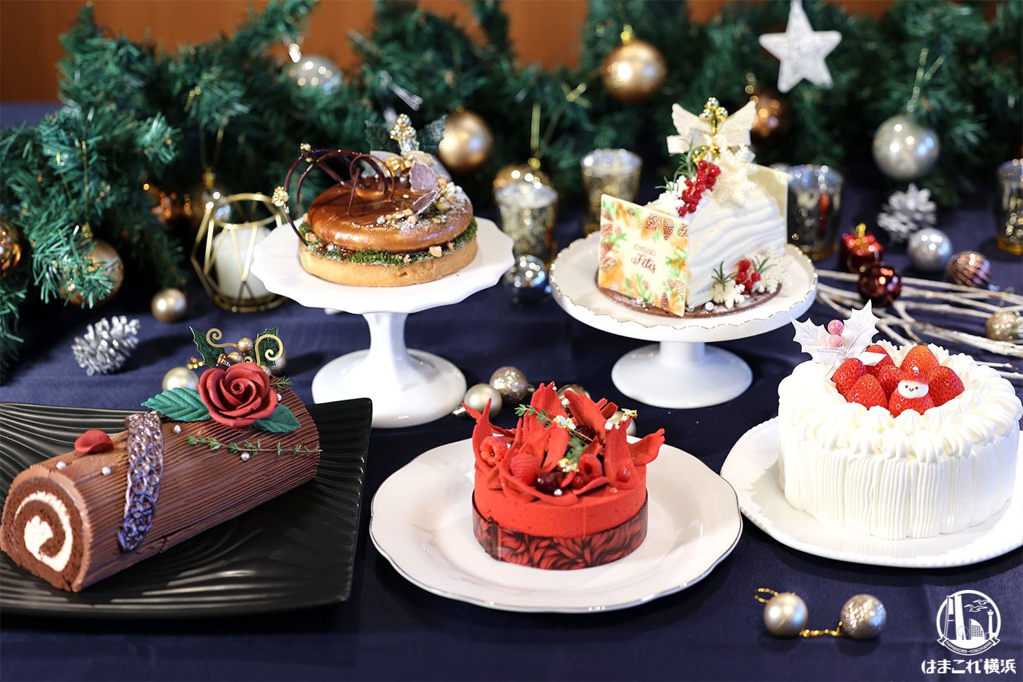 ホテルニューグランド「クリスマスケーキ2026」お披露目！注目は聖夜に輝くエレガントな新作ケーキ