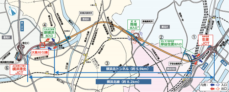 横羽線と第三京浜を結ぶ「横浜北線」が2017年3月に開通決定！
