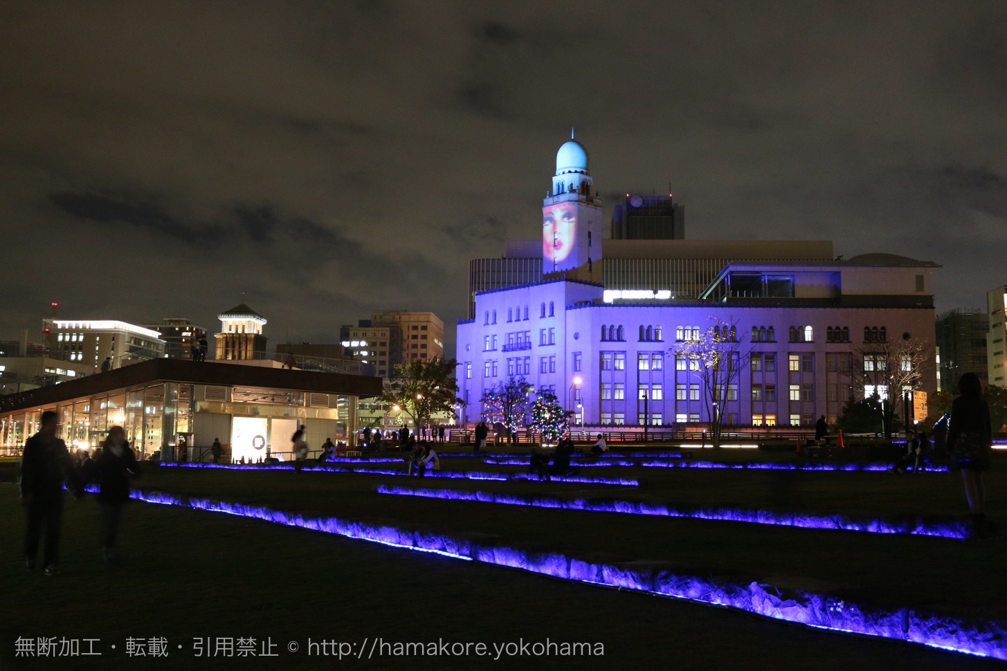 スマートイルミネーション横浜2015の様子
