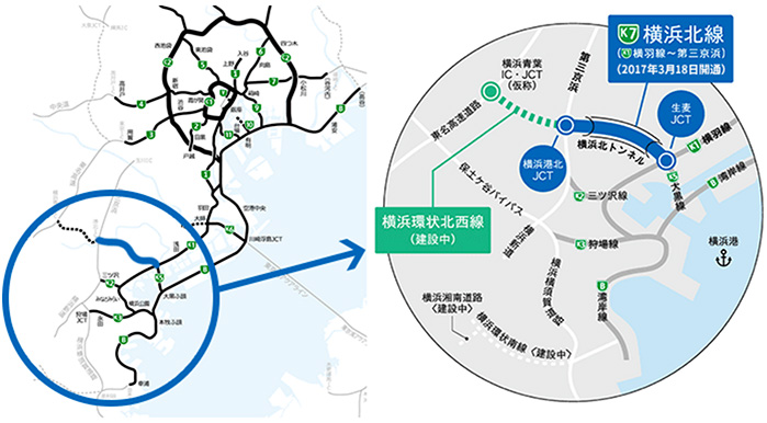 横浜北線（横羽線～第三京浜）が2017年3月18日に開通！