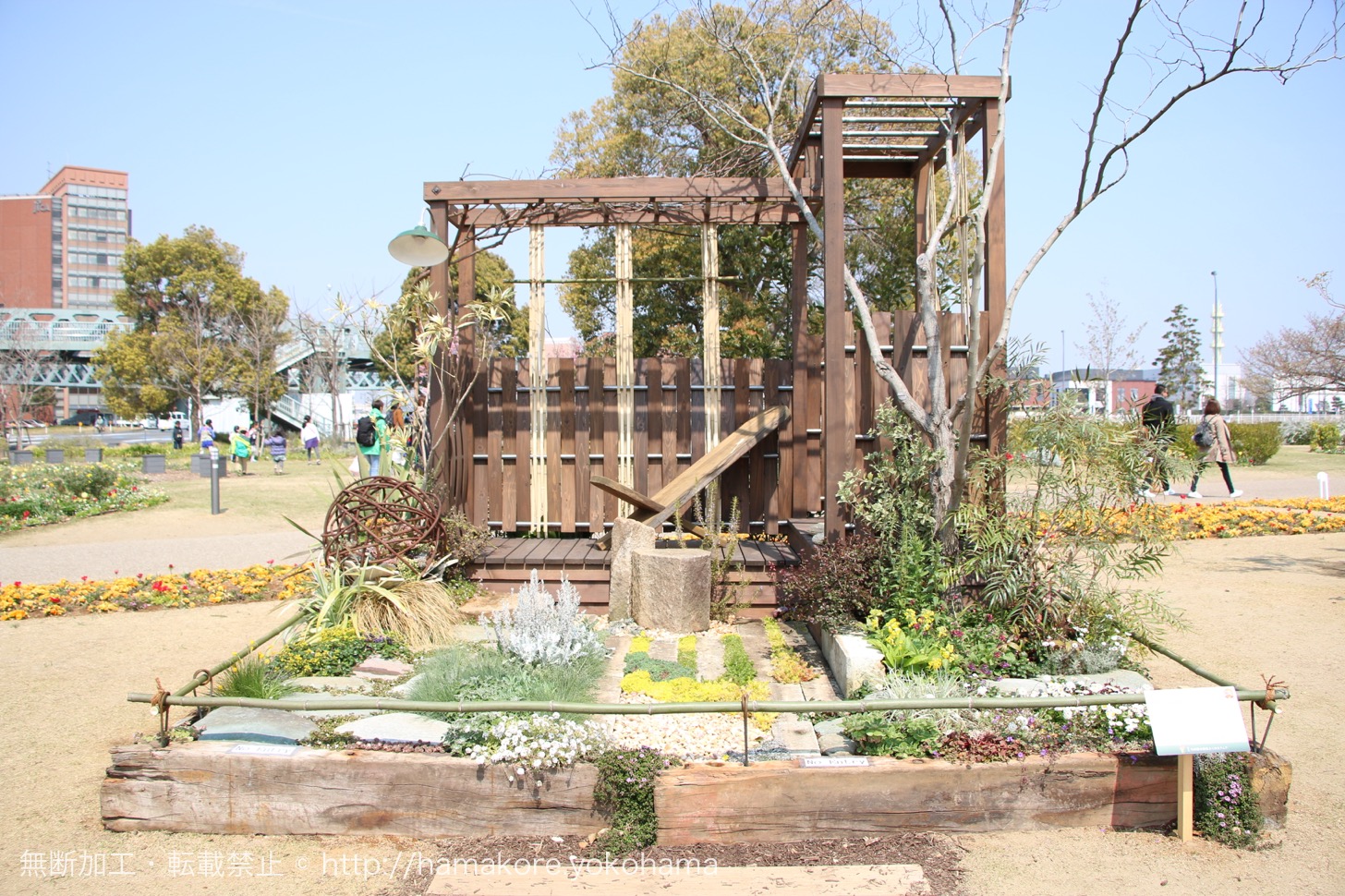 全国都市緑化横浜フェア 横浜赤レンガ倉庫周辺の庭園