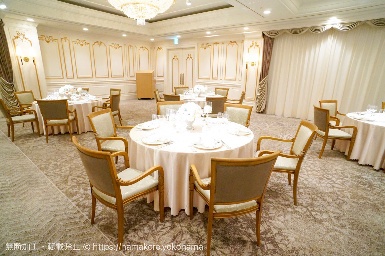 横浜ロイヤルパークホテル 宴会棟の「芙蓉」がリニューアル！ウエディング重視の空間へ