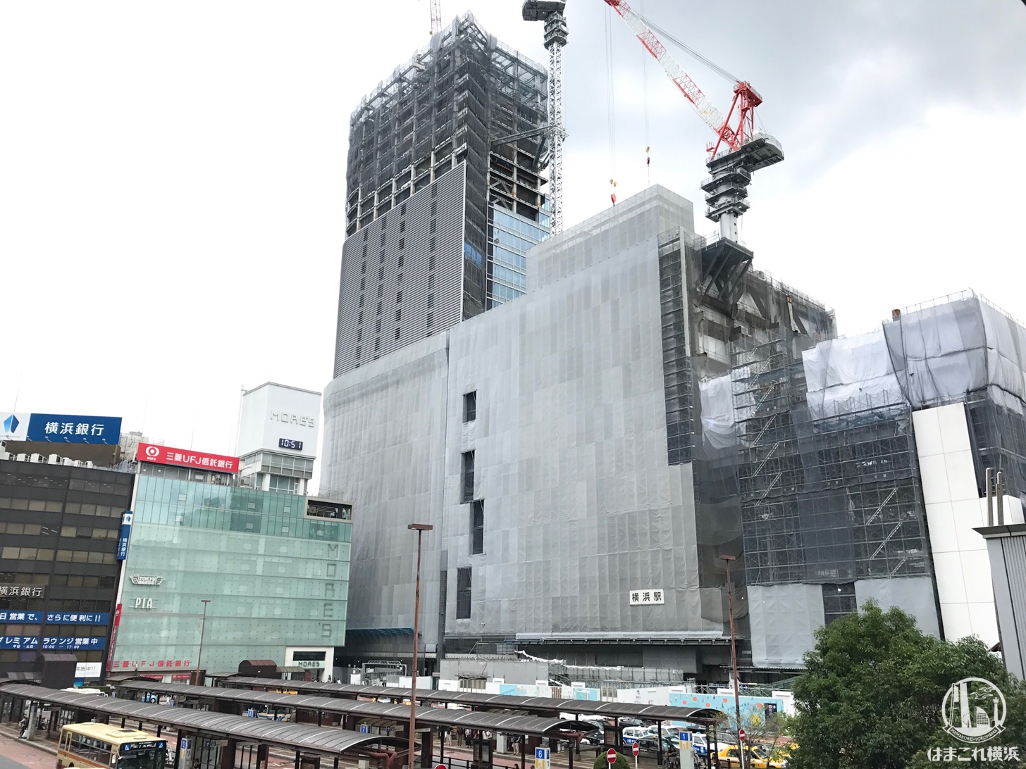 2018年9月 横浜駅西口の様子