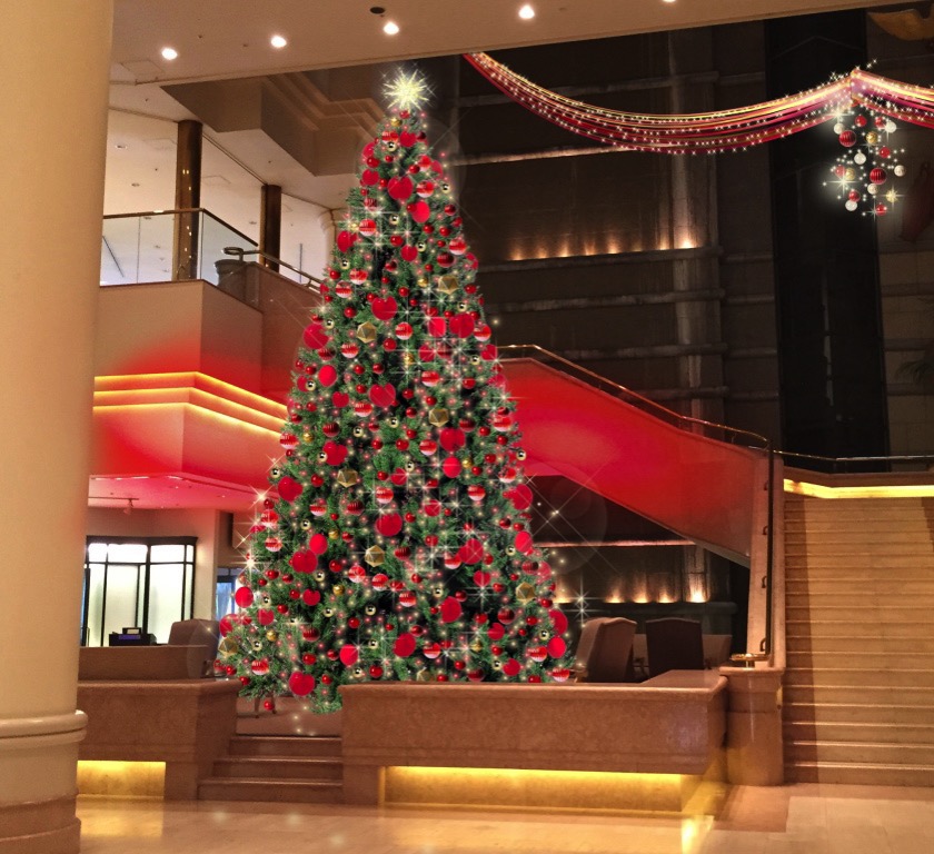 インターコンチネンタル クリスマス 2018、クリスマスレッドに彩られたツリーが初登場！