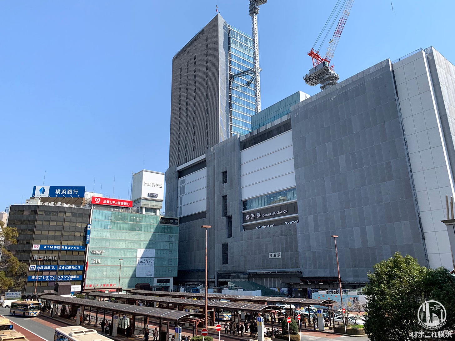 2019年3月 横浜駅西口の様子