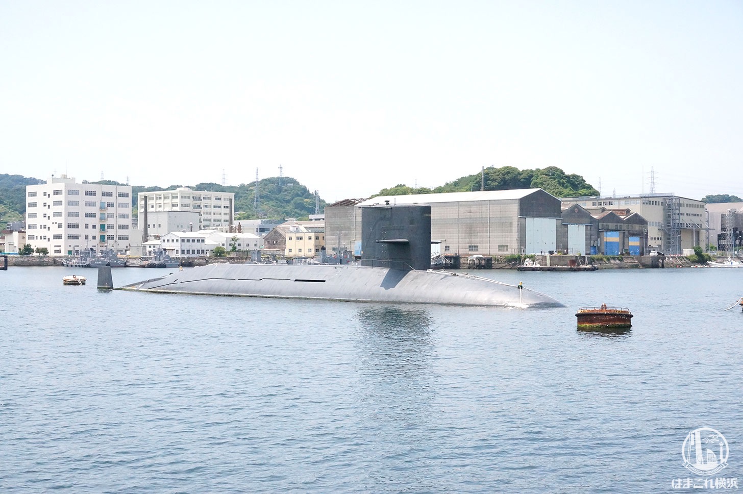横須賀「軍港めぐり」潜水艦