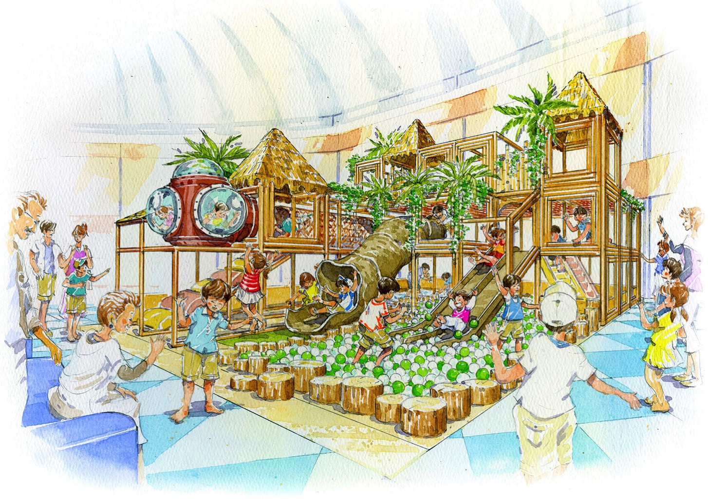 横浜・八景島シーパラダイスに子ども向け屋内遊び場「あそべんちゃあ」誕生！