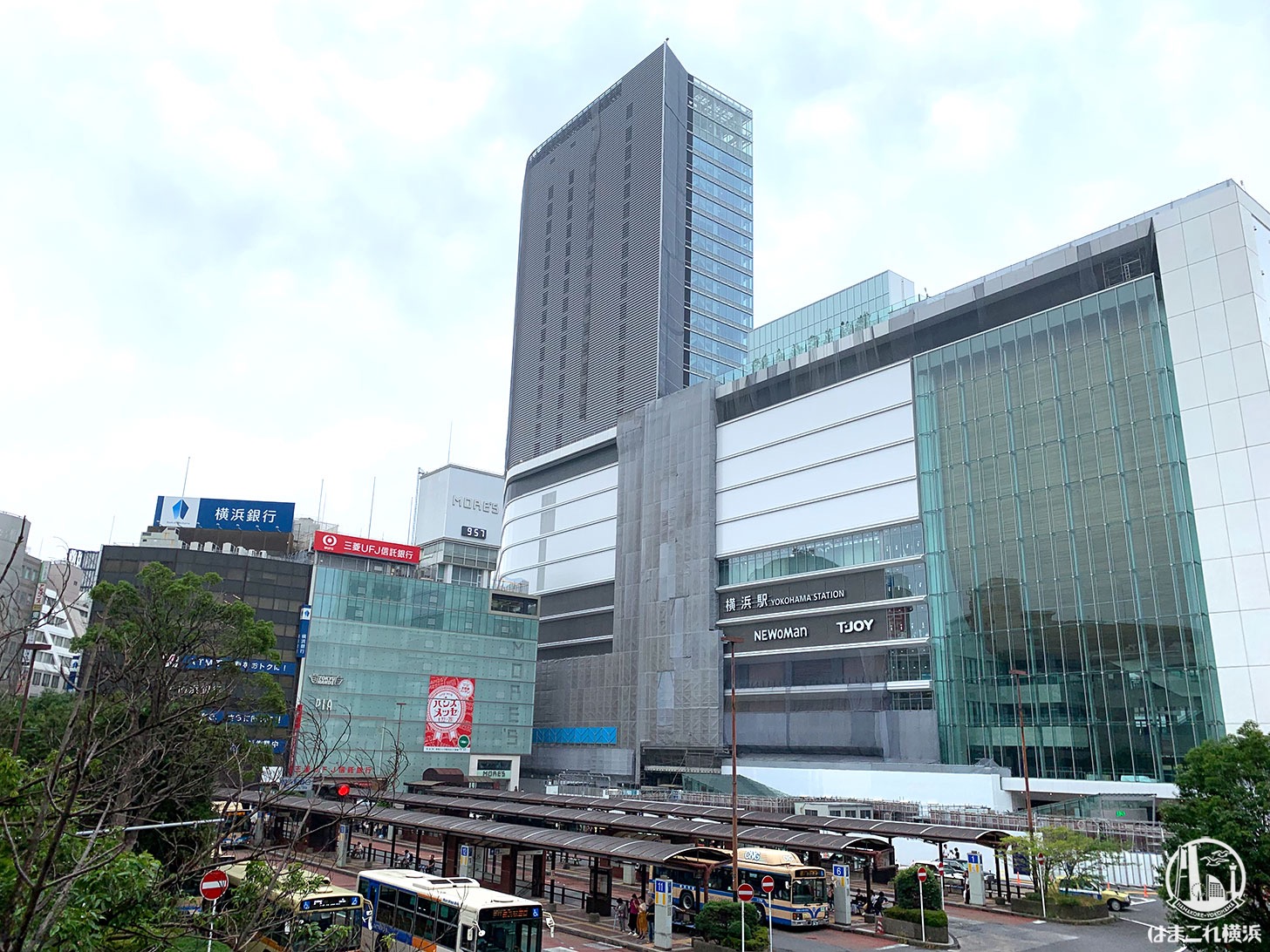 2019年8月 横浜駅西口 駅ビル完成までの様子