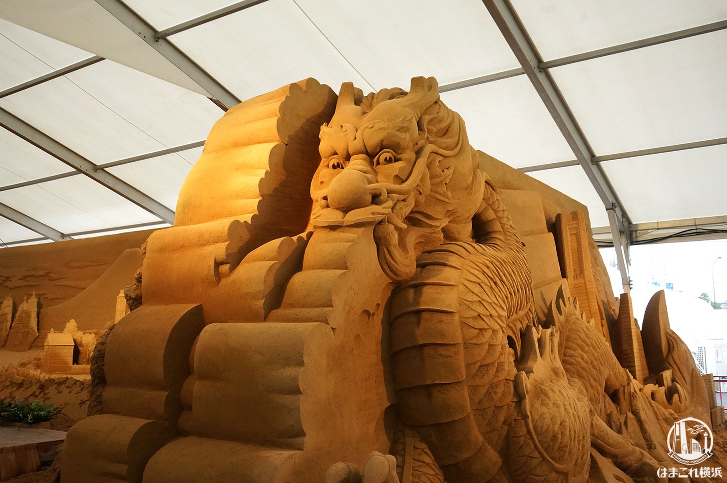 ヨコハマ砂の美術館 砂の彫刻