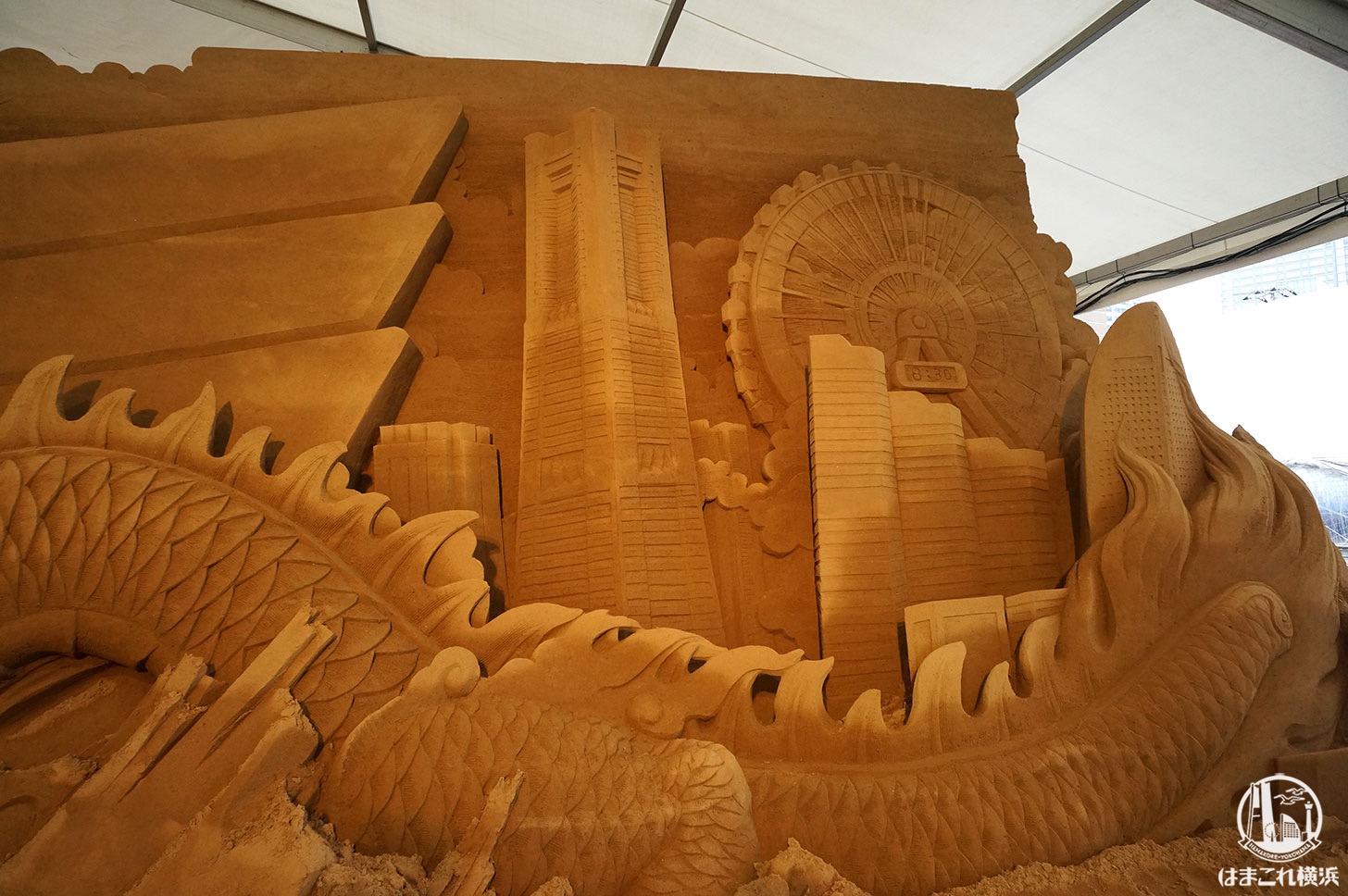 ヨコハマ砂の美術館 砂の彫刻 横浜ランドマークタワー