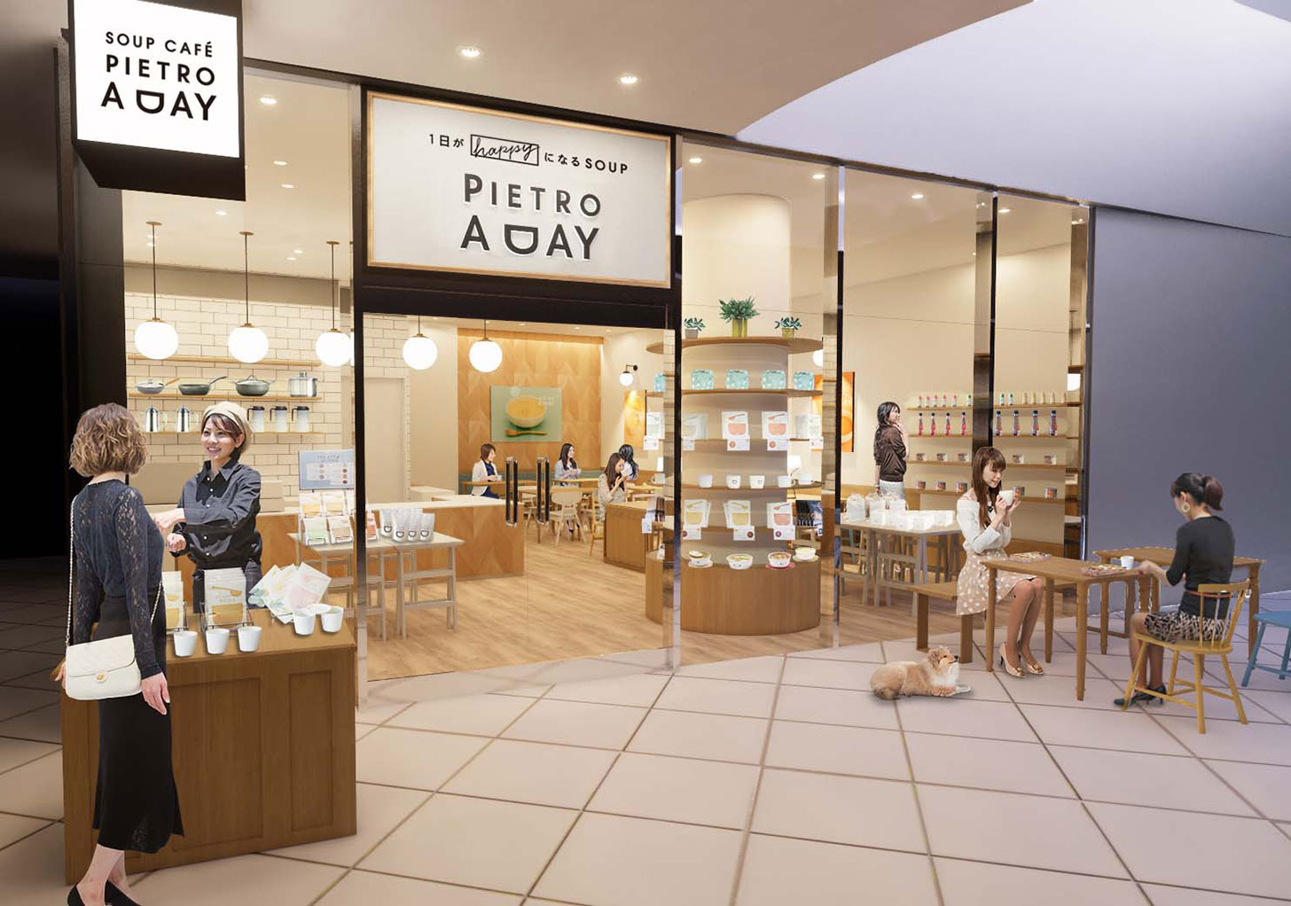 ピエトロのスープ専門店「ピエトロ ア デイ」が横浜ベイクォーターに横浜初出店！