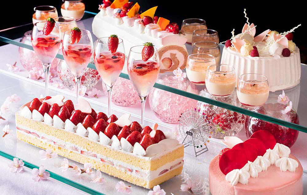 横浜ベイホテル東急でデザートブッフェ「桜ジャーニー」初開催！桜のショートケーキやカクテル