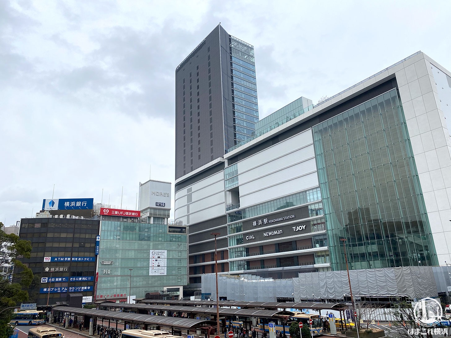 2020年2月 横浜駅西口 駅ビル完成までの様子