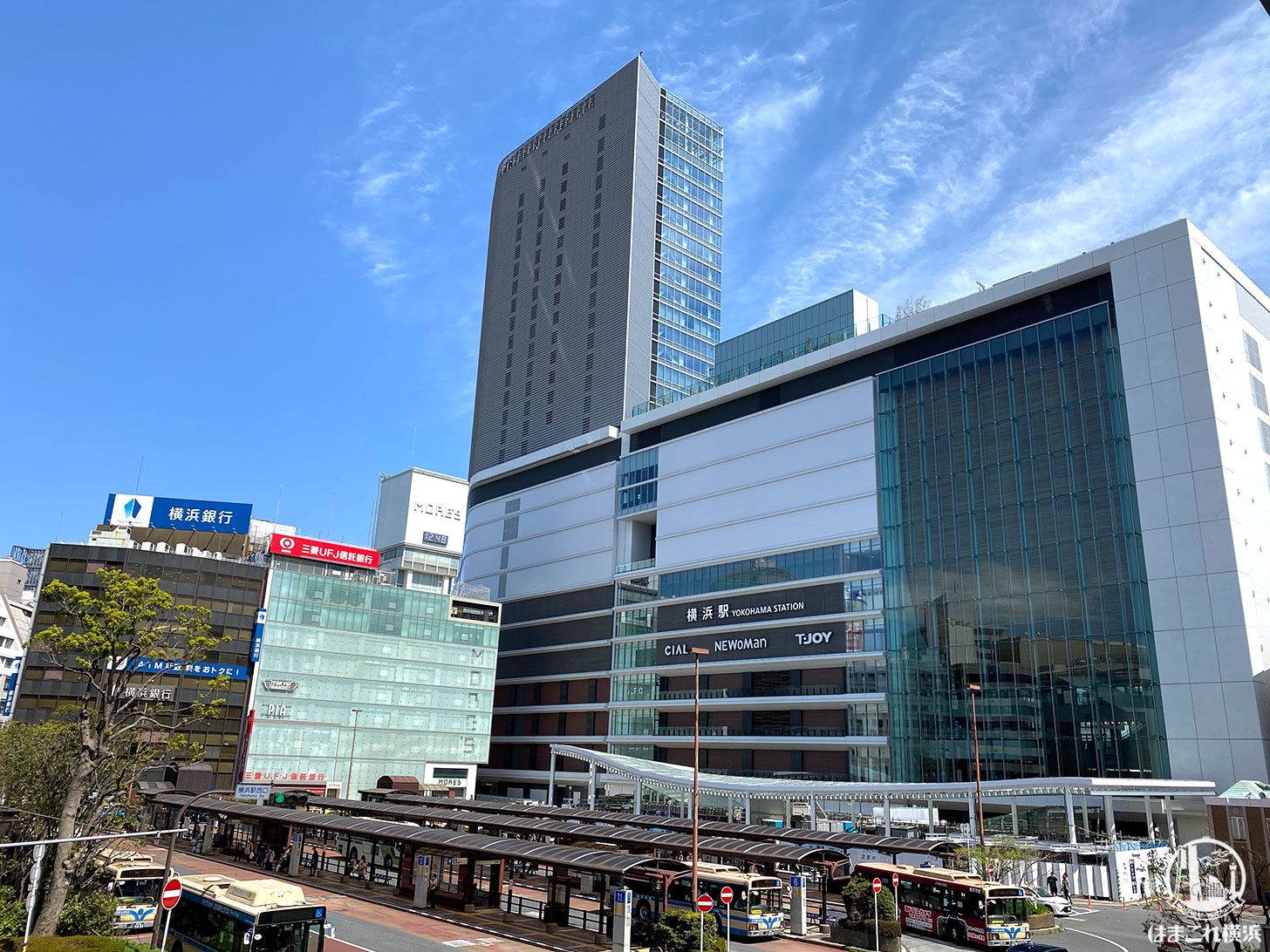 2020年4月 横浜駅西口の様子
