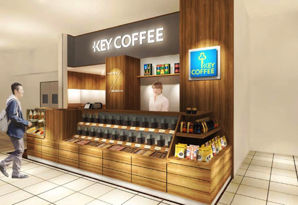 キーコーヒー、カフェ併設の直営ショップを西武東戸塚S.C.にオープン