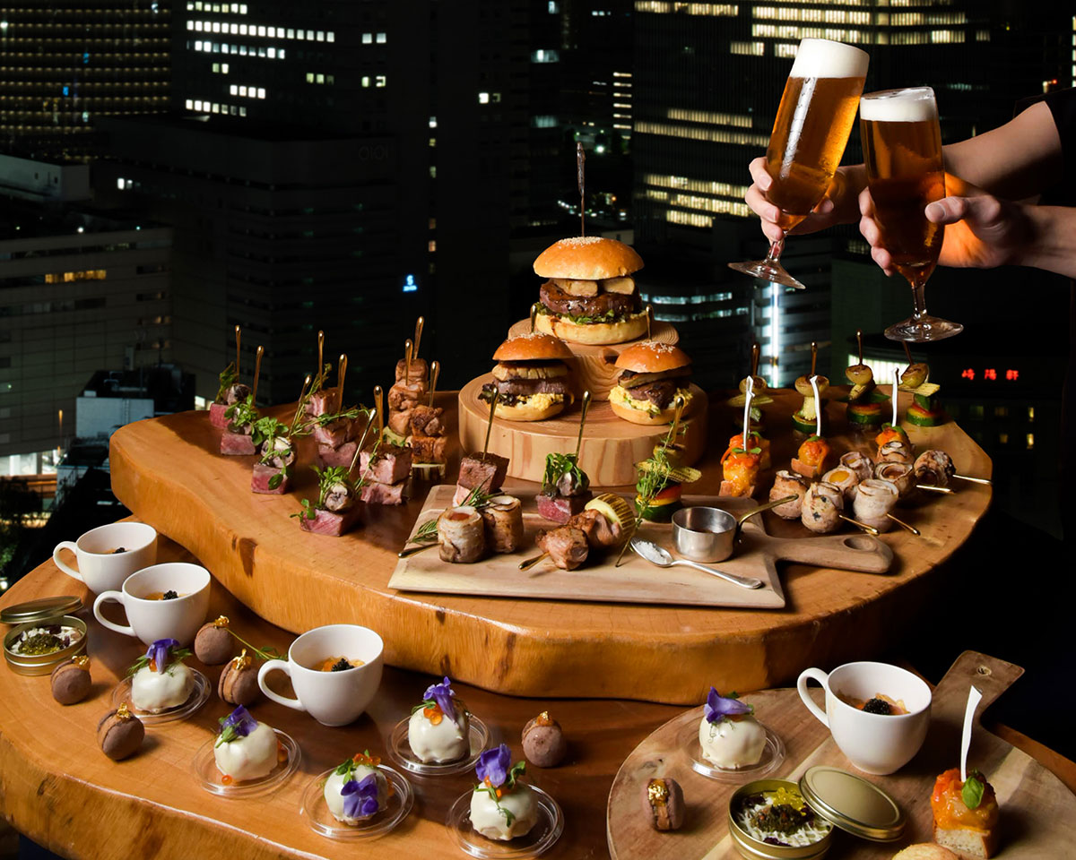 横浜ベイシェラトンで夜景と美食の「ビアフェスタ」開催！フォアグラのサンドや串料理