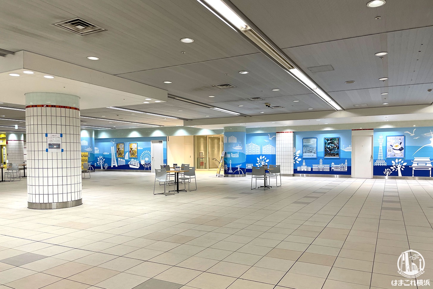 横浜駅地下2階“南北連絡通路”のJR横浜タワー接続口が開放！みなとみらい線そば