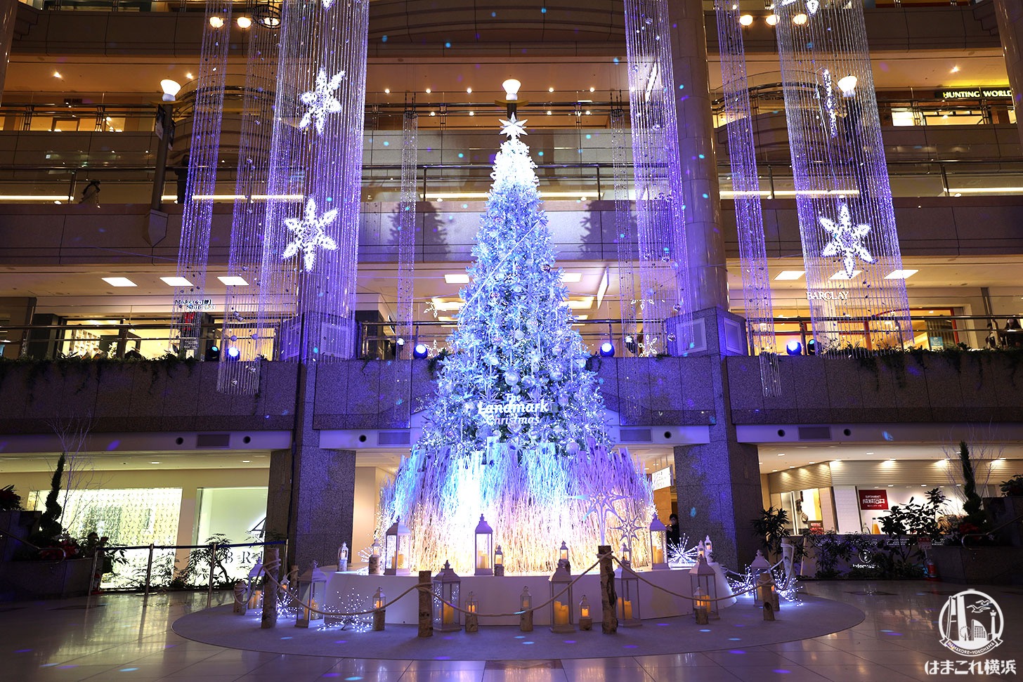 2020年横浜ランドマークプラザのクリスマスツリー