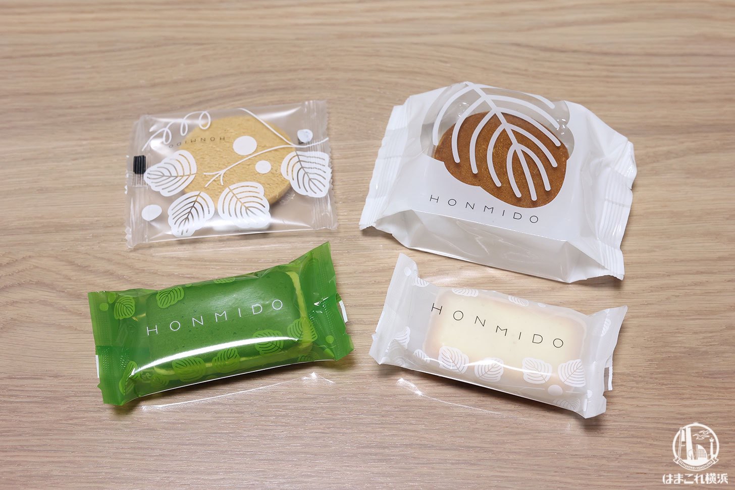 HONMIDOの菓子4種類