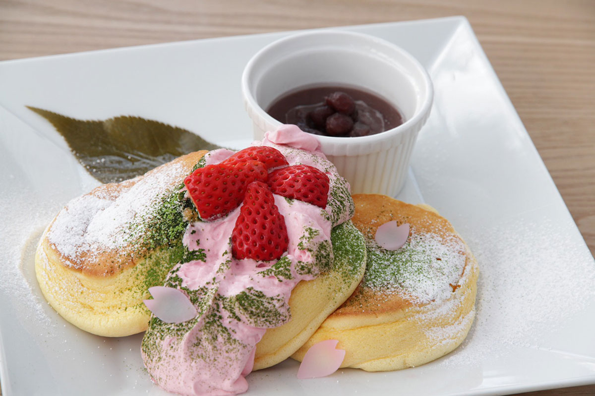 幸せのパンケーキ「幸せの桜パンケーキ」限定販売！横浜中華街店など25店舗