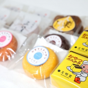 文明堂工場のセールで横浜金沢鈴かすてら 夏みかん のカステラ どら焼き買ってみた はまこれ横浜