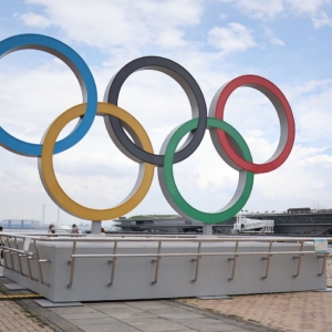 オリンピックシンボル設置