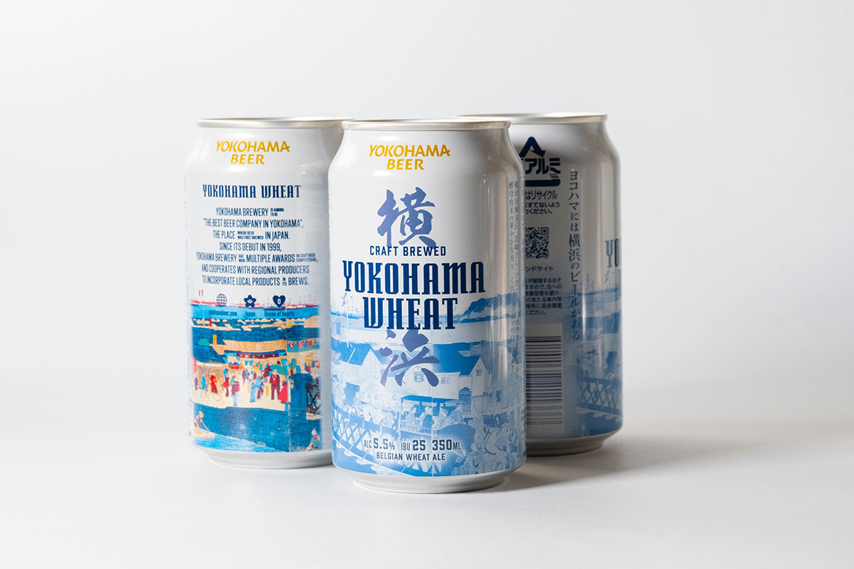 横浜ビールの缶ビール「横浜ウィート」新登場！横浜の小麦を使用した爽やかな白ビール